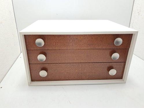 46 cm - Ladekast - Hout, kunstleder, Antiek en Kunst, Curiosa en Brocante