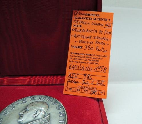 Vaticaan. Giovanni XXIII. Medal 1958 Oboedientia et pax, Postzegels en Munten, Munten en Bankbiljetten | Toebehoren