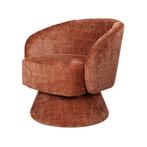 Kenny gestoffeerde fauteuil - roestbruin, Huis en Inrichting, Ophalen of Verzenden, Nieuw
