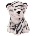Superzachte Eco Knuffel met geborduurde oogjes - Tijger wit, Ophalen of Verzenden, Nieuw