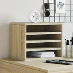 vidaXL Bureau organiser 36x26x29,5 cm bewerkt hout sonoma, Verzenden, Nieuw in verpakking