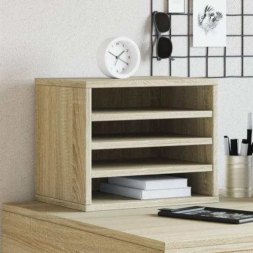 vidaXL Bureau organiser 36x26x29,5 cm bewerkt hout sonoma, Zakelijke goederen, Kantoor en Winkelinrichting | Kantoorartikelen