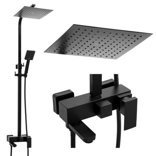 Doucheset - Vierkant - met Badkraan - en Regendouche 25cm..., Doe-het-zelf en Verbouw, Sanitair, Nieuw, Ophalen of Verzenden