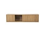 TV meubel Milo 180x42cm - bruin | Eleonora, Huis en Inrichting, Ophalen of Verzenden, Nieuw