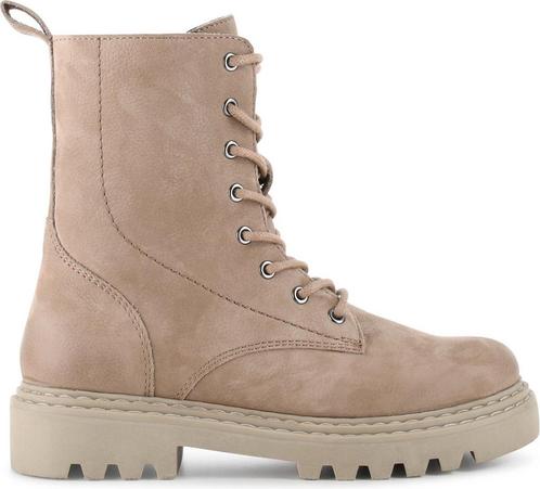 PS Poelman - Maat 40 - SATURNO Dames Laarzen - Taupe, Kleding | Dames, Schoenen, Verzenden