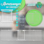 Veiligheidshek - Haardscherm - Hondenhek - 180cm - Wit - KID, Tuin en Terras, Verzenden, Zo goed als nieuw