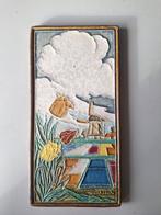 Tegel - Cloisonne tegel van een bollenveld - De Porceleyne, Antiek en Kunst