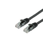 Netwerkkabel Cat 6 UTP 2 meter zwart, Computers en Software, Pc- en Netwerkkabels, Ophalen of Verzenden, Nieuw