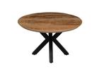 Salontafel Mangohout Tess Rond 90 cm, Nieuw, Rond, Industriële meubels, Overige houtsoorten