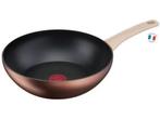 Tefal Eco-Respect Wokpan - Bruin - Ø 28cm - Inductie, Verzenden, Zo goed als nieuw