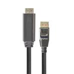 PYTHON DisplayPort naar HDMI kabel - DP 1.4 / HDMI, Audio, Tv en Foto, Audiokabels en Televisiekabels, Nieuw, Ophalen of Verzenden