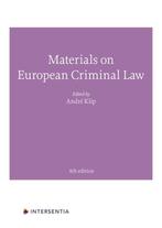 Materials on European Criminal Law 9781839702082, Boeken, Zo goed als nieuw