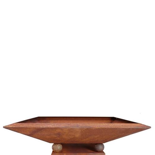 Patina bloemenschaal vierkant | Verkrijgbaar in verschillend, Huis en Inrichting, Woonaccessoires | Wanddecoraties, Nieuw, Verzenden