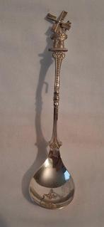 Lepel - Antieke Zilveren Hollandse grote Roomschep met als, Antiek en Kunst