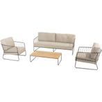 Prego stoel bank loungeset 4 delig rope taupe Taste 4SO, Tuin en Terras, Ophalen of Verzenden, Nieuw