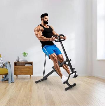 Opvouwbare Squat Machine –Verstelbare Weerstand en Buiktrain beschikbaar voor biedingen