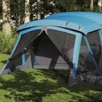 vidaXL Tent met luifel 4-persoons waterdicht blauw, Verzenden, Nieuw, Tot en met 2