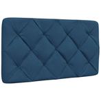 vidaXL Hoofdbordkussen 90 cm stof blauw, Verzenden, Nieuw, Blauw, Stof