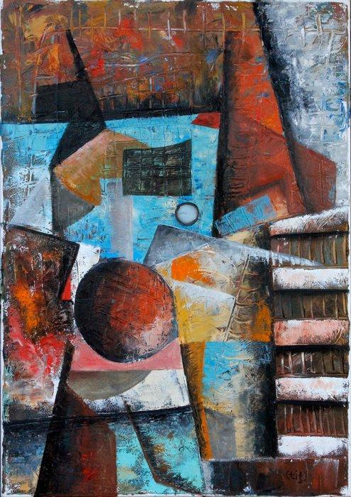 Vova Titov (tit) - frost, Antiek en Kunst, Kunst | Schilderijen | Modern