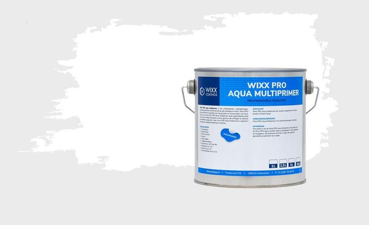 Wixx PRO Aqua Multiprimer Wit 20L, Doe-het-zelf en Verbouw, Verf, Beits en Lak, Verf, Wit, Nieuw, 15 tot 20 liter, Verzenden