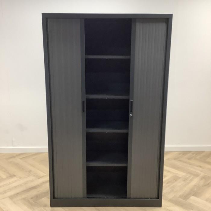 roldeurkast/garagekast vv 4 legborden,  198x120x43 cm,, Huis en Inrichting, Kasten | Roldeurkasten en Archiefkasten, Gebruikt