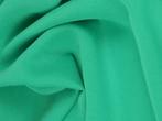 15 meter chiffon stof - Turquoise - 150cm breed, 200 cm of meer, Nieuw, Blauw, Polyester