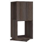 Draaikast Grijs/Eiken - Retourdeal - 34,5x34,5x75,5cm - 41%!, Huis en Inrichting, Kasten | Overige, Ophalen of Verzenden, Nieuw