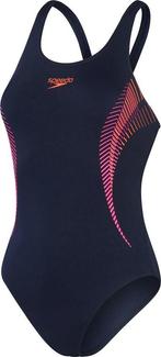 Speedo Placement Muscleback Marine/Roze Dames Sportbadpak -, Kleding | Dames, Ondergoed en Lingerie, Verzenden