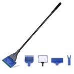 5-in-1 Aquarium Reinigingsset Algen Schraper Lange Steel, Dieren en Toebehoren, Vissen | Aquaria en Toebehoren, Verzenden, Nieuw