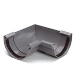 Pvc dakgoot s-lon binnenhoekstuk klem grijs-125 mm, Doe-het-zelf en Verbouw, Verzenden, Nieuw