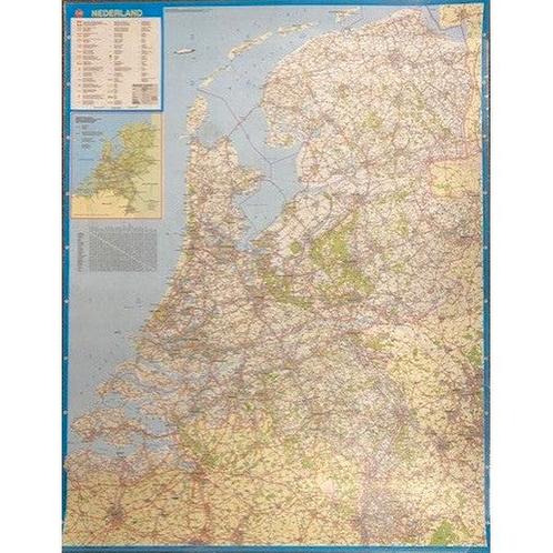 Klassikale kaart Nederland (Falk), Boeken, Schoolboeken, Nieuw, Verzenden