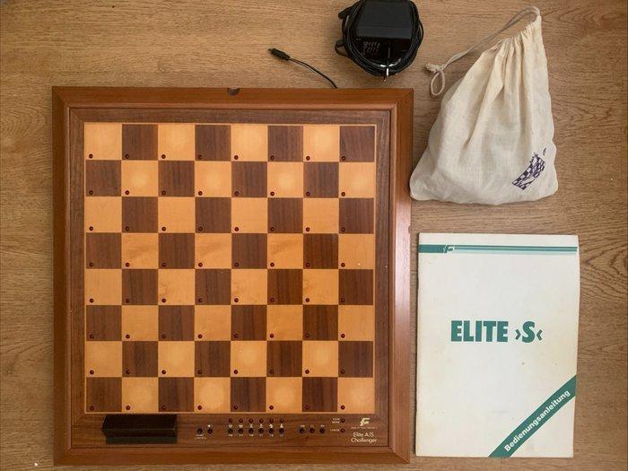 Schaakspel - Mephisto / Fidelity - Hout, Antiek en Kunst, Curiosa en Brocante