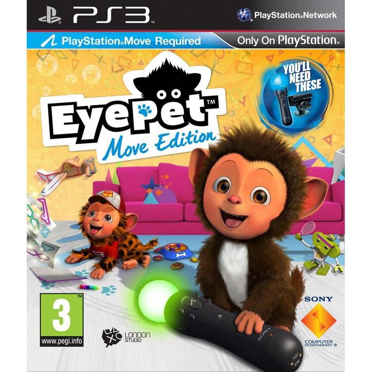 Playstation 3 EyePet Move Edition, Spelcomputers en Games, Games | Sony PlayStation 3, Zo goed als nieuw, Verzenden