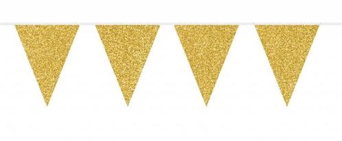 Gouden Slingers Glitter 6m, Hobby en Vrije tijd, Feestartikelen, Nieuw, Verzenden