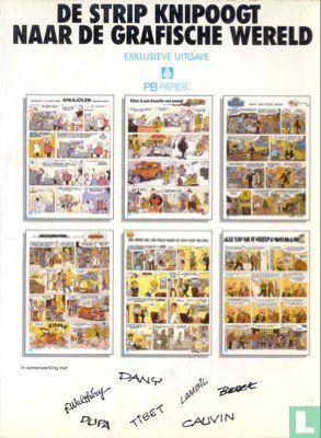 Blauwbloezen, De - De strip knipoogt naar de grafische we..., Boeken, Stripboeken, Zo goed als nieuw, Eén stripboek, Verzenden