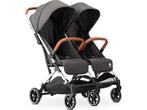 Deryan Rolo X2 - Dubbele Buggy - Compact vouwbaar - Grijs, Verzenden, Zo goed als nieuw