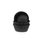 Cupcake Cups HoM MINI Zwart 35x23mm. 60st., Verzenden, Nieuw