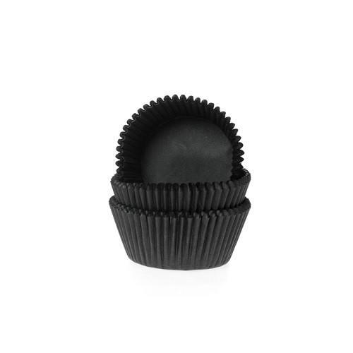 Cupcake Vormpjes HoM MINI Zwart 35x23mm. 60st., Hobby en Vrije tijd, Taarten en Cupcakes maken, Nieuw, Verzenden