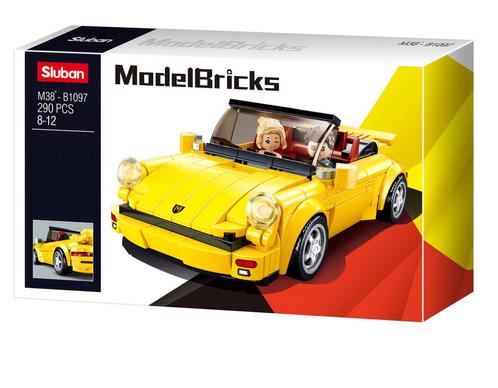 Sluban - Duitse Sportwagen (kinder bouwsets), Kinderen en Baby's, Speelgoed | Bouwstenen, Nieuw, Verzenden
