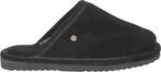 Warmbat - maat 41- Barron Suede Heren Pantoffels - Black, Verzenden, Nieuw