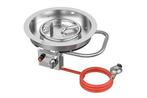 GoFire inbouwbrander rond 39 cm | Flexibel bedieningspaneel, Verzenden, Nieuw