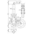 Neuswiel 60 mm automatische opklapbaar aan de dissel, Auto-onderdelen, Banden en Velgen, Ophalen of Verzenden, Nieuw