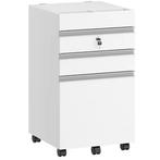 Mobiele Archiefkast met 3 Laden en Slot – Kantooropslag, Huis en Inrichting, Kasten | Roldeurkasten en Archiefkasten, Verzenden