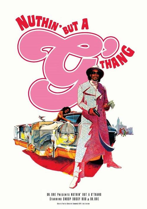 Posters - Poster Snoop Dogg - Nuthing But a G-Thang, Verzamelen, Muziek, Artiesten en Beroemdheden, Zo goed als nieuw, Verzenden