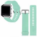 TPU Siliconen armband voor Fitbit Blaze Bleu turquoise, Verzenden, Nieuw