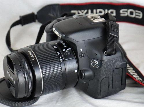 Canon EOS 600D incl. EF-S 18-55mm III, ministatief en, Audio, Tv en Foto, Fotocamera's Digitaal