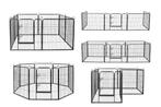 Hondenkennel | Hondenren | Puppyren | 8 panelen 80x95cm, Hondenkennel, 110 cm of meer, 65 tot 100 cm, Verzenden