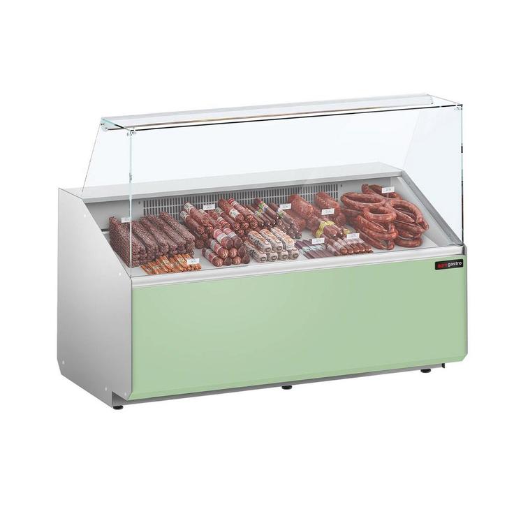 GGM Gastro | Koelvitrine - 1600mm - Lichtgroen voorpaneel |, Zakelijke goederen, Horeca | Overige, Verzenden