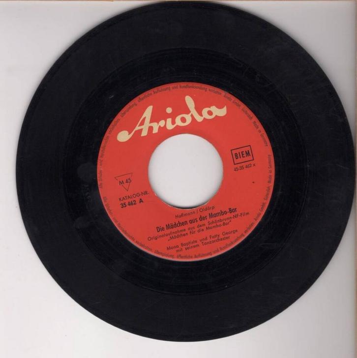 Mona Baptiste – Die Mädchen Aus Der Mambo-Bar / Boy, Komm Un, Cd's en Dvd's, Vinyl Singles, Ophalen of Verzenden