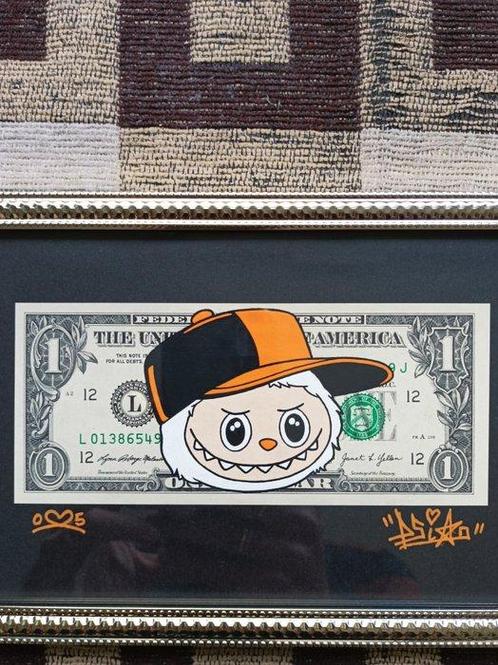 PSiKO - Labubu Orange Cap, Antiek en Kunst, Kunst | Designobjecten